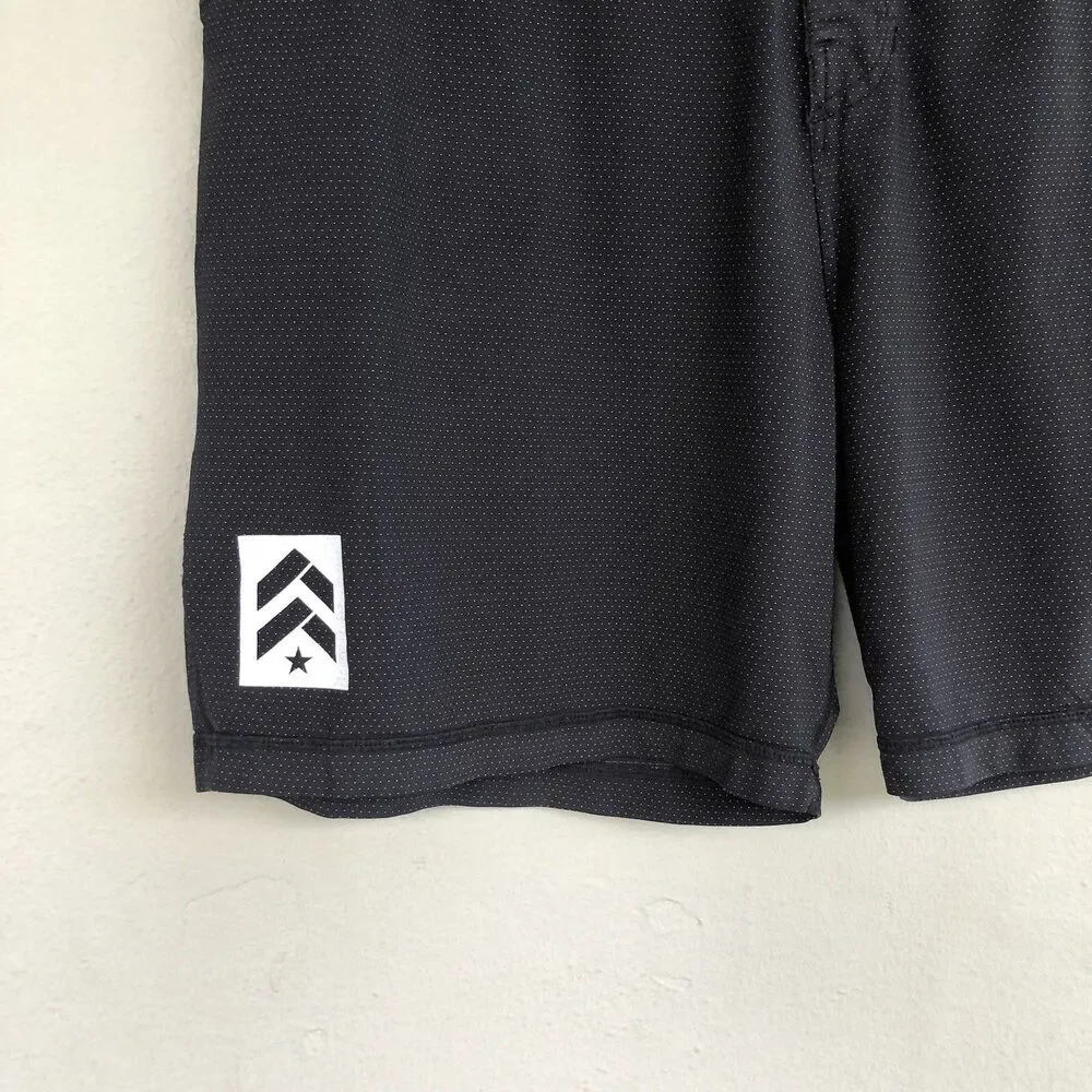 Vuori Board Shorts Mens 34 Black Dot Print 7